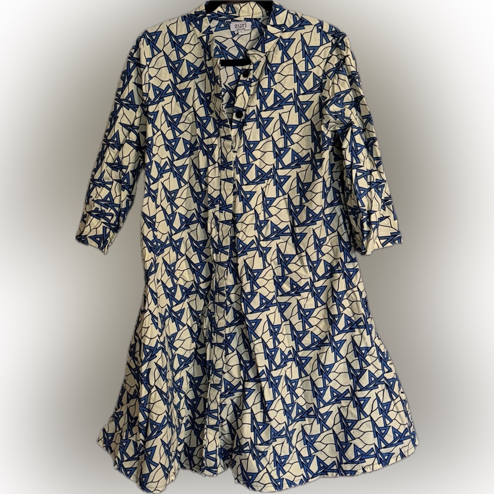 Zuri One Dress size S Made in Kenya 💯 cotton has pockets